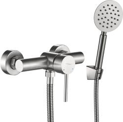 Kuchinox Noia, fali zuhanycsaptelep kézizuhannyal, szálcsiszolt acél, LAV-BNK_241D (LAV-BNK_241D)