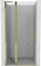 Mexen Mexen, Mexen Mist L nyíló zuhanyajtó 100 cm, átlátszó, arany - 8A4L-100-000-50-00 (8A4L-100-000-50-00)