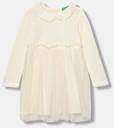 United Colors of Benetton gyerek ruha bézs, mini, harang alakú, 4JACGV02J - bézs 90