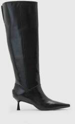 AllSaints csizma ODYSSEY LOW BOOT fekete, tűsarkú, W019FD - fekete Női 40