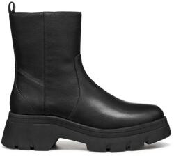 Geox bokacsizma D PLUETTE fekete, lapos talpú, D565MB 04654 C9999 - fekete Női 36