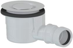 POLYSAN Polysan, fürdőszifon, átmérő 90mm, DN40, kimenet a gyűrűben, fehér kupak, 17924W (17924W)