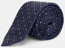 HUGO selyen nyakkendő sötétkék, 50540113 - sötétkék Univerzális méret