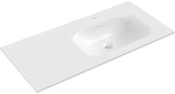 Mexen Vela, beépített mosdó 101 x 46, 5 cm, jobb oldali, matt fehér, 25231001P (25231001P)