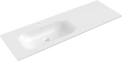 Mexen Vela, beépített mosdó 141 x 46, 5 cm, bal oldali, fényes fehér, 25231400L (25231400L)
