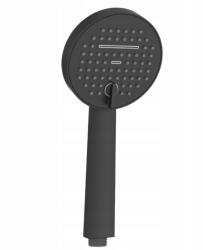 INVENA Kalitea, kézi zuhanyfej, 2 funkciós, matt fekete, INV-AS-72-004-V (INV-AS-72-004-V)