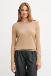 Benetton pulóver selyemkeverékből könnyű, bézs, 1ZRED10CP - bézs XS