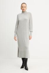 BOSS Orange gyapjú ruha - szürke XL