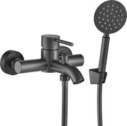 Kuchinox Noia, fali kádcsaptelep kézi zuhanyszettel, grafit, LAV-BNK_911D (LAV-BNK_911D)