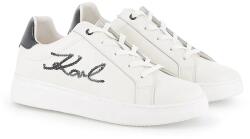 Karl Lagerfeld gyerek bőr sportcipő - fehér 35 - answear - 44 990 Ft