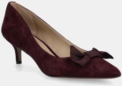 Lauren Ralph Lauren velúr magassarkú cipő Adrienne Bow lila, 802980116003 - lila Női 40