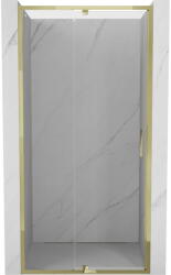 Mexen Exo, 120 cm-es nyíló zuhanyajtó, átlátszó üveg, arany, 819-120-000-50-00 (819-120-000-50-00)