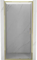 Mexen Exo, tolóajtó zuhanyhoz 120 cm, átlátszó üveg, arany, 8151-120-000-50-00 (8151-120-000-50-00)