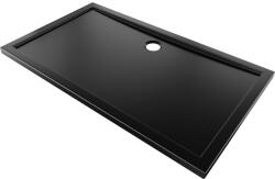 Mexen Flow Slim, téglalap alakú zuhanytálca 150 x 100 cm, matt fekete, 46R701015 (46R701015)
