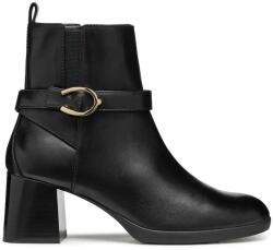 Geox bőr csizma D WALK PLEASURE 55 - fekete Női 40