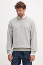 HUGO BOSS gyapjú pulóver - szürke XL - answear - 47 990 Ft