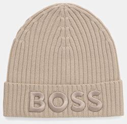 BOSS gyapjú sapka - bézs Univerzális méret - answear - 26 990 Ft