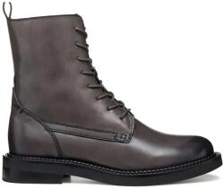 Geox bőr csizma D SERILDA szürke, lapos talpú, D46WYG 00043 C6029 - szürke Női 36