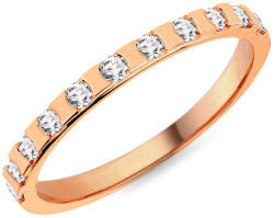  Női karikagyűrű lab-grown gyémántokkal, 1, 9 mm, rosé arany IZKR026R-F-LG