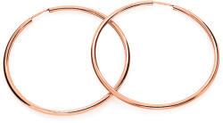 Heratis Forever Sima karika fülbevaló 4 cm, 9K rosé arany IZ24437RHR