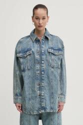 HUGO Blue farmering női, galléros, relaxed, 50531715 - kék XS