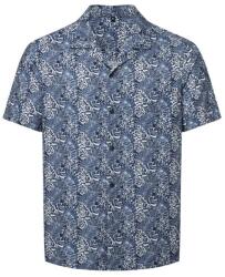 WOMBAT® Férfi nyári ing - Fehér / sötétkék / leaf | XL (WB500-1000409874)