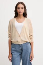 United Colors of Benetton gyapjú kardigán - bézs L - answear - 25 990 Ft