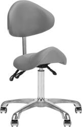 Giovanni Scaun cosmetic Saddle cu spatar Giovanni 1004 Culoare: gri