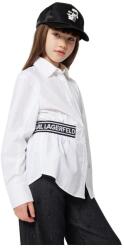 Karl Lagerfeld gyerek ing pamutból - fehér 162