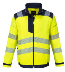 Portwest T500 - Vision jól láthatósági kabát, sárga/kék (T500YNRS)