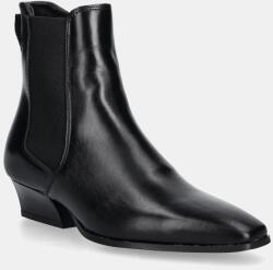 Gant bőr bokacsizma Bassotte fekete, magassarkú, 31551149 - fekete Női 38