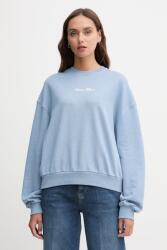 Tommy Hilfiger pamut melegítőfelső sima, WW0WW48269 - kék XS