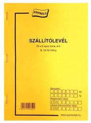  Nyomtatvány szállítólevél A/5 25x6 lapos (62331)