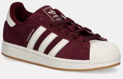 Adidas velúr sportcipő Superstar II - burgundia Női 36
