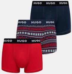 HUGO boxeralsó 3 db fekete, 50532550 - sötétkék M
