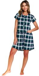 Doctor Nap Cămașă de noapte cu nasturi DOCTOR NAP TCB. 9444 EMERALD: XXL (TCB.9444.EMERALD XXL)