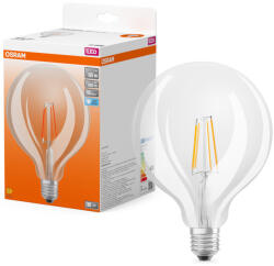 OSRAM LED izzó G125 gömb alakú E27 7W = 60W 806lm 4000K semleges 300° Retrofit Filament CLASSIC Osram (4058075839946)