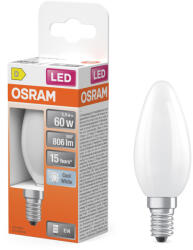 OSRAM LED izzó B35 gyertya E14 5.5W = 60W 806lm 4000K semleges 300° Retrofit Filament CLASSIC Osram (4099854116339)