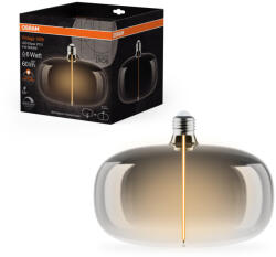 OSRAM LED dekoratív izzó E27 4W = 6W 60lm 1800K Meleg 320° Füstölt Izzószálas Szabályozható Fényerő Vintage 1906 Osram (4058075836440)