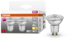 OSRAM 2x LED izzó PAR16 spotlámpa GU10 3.4W = 35W 230lm 2700K Meleg CRI90 36° Szabályozható SUPERSTAR Osram (4058075797574)