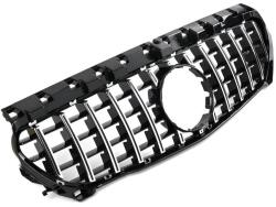  Mercedes Benz C117 CLA 2013-2019 króm fekete hűtőrács Panamerica AMG GT stílusban