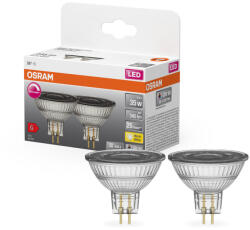 OSRAM 2x LED izzó MR16 reflektor GU5.3 5W = 35W 345lm 2700K Meleg CRI90 12V 36° Szabályozható SUPERSTAR Osram (4099854103377)