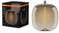 OSRAM LED dekoratív izzó E27 4W = 10W 100lm 1800K Meleg 320° Füstölt Izzószál Vintage 1906 Osram (4099854173943)