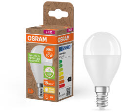 OSRAM LED izzó P47 gömb E14 7.5W = 60W 806lm 2700K Meleg 200° PCR LAMPS Osram (4058075832121)