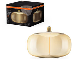 OSRAM LED dekoratív izzó E27 12W = 42W 500lm 1800K Meleg 320° Borostyánszínű Izzószálas, Szabályozható Fényerő Vintage 1906 Osram (4058075836242)