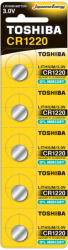 Toshiba speciális akkumulátorok Lithium CR 1220 3V buborékfólia 5 db (TOSBAT0585)