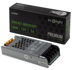ECOLight LED Slim Premium 60W 12V Ecolight moduláris tápegység (ECOZAS0815)
