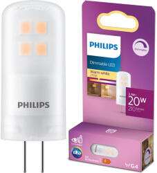 Philips G4 LED izzó kapszula 2.1W = 20W 210lm 2700K Meleg 12V Szabályozható Philips (8720169300576)