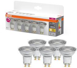OSRAM 5x LED izzó PAR16 spotlámpa GU10 3.4W = 35W 230lm 2700K Meleg CRI90 36° Szabályozható foglalat Osram (4099854352355)