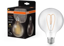 OSRAM LED dekoratív izzó G95 gömb alakú E27 7.2W = 60W 806lm 2700K Meleg CRI90 300° Szabályozható Vintage 1906 Osram (4058075836907)